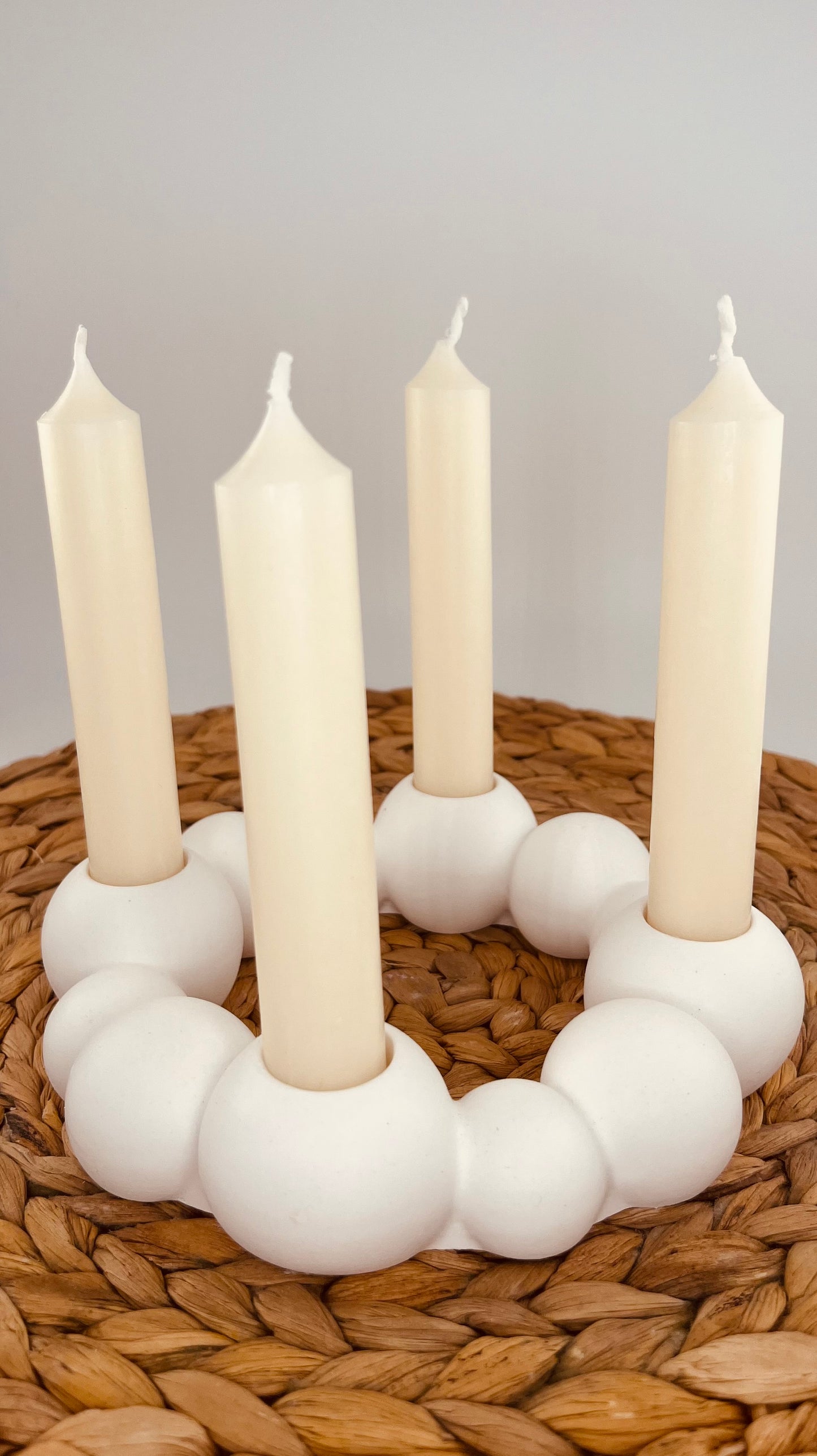 Boho Kerzenhalter „Soft Circle“ – Licht in seiner schönsten Form