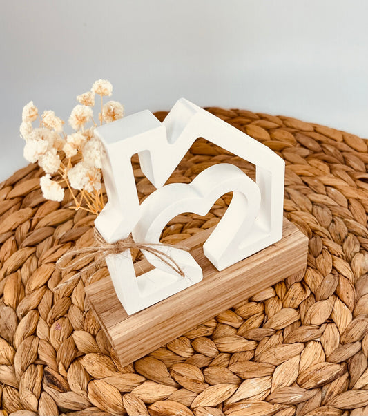 Boho Kerzenhalter „Calm Living“ – Ruhe für dein Zuhause