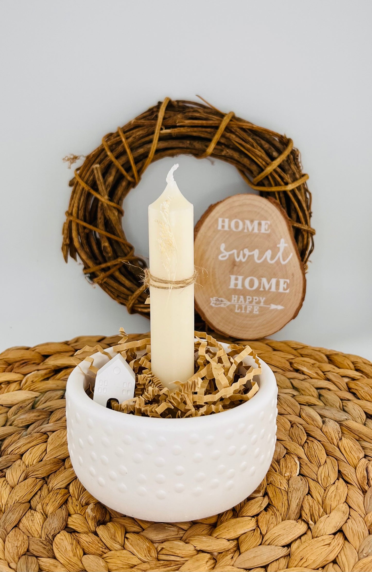 Boho Kerzenhalter „Calm Glow“ – Sanftes Licht, ruhige Momente