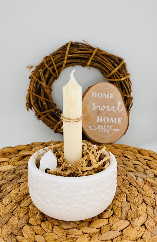 Boho Kerzenhalter „Calm Glow“ – Sanftes Licht, ruhige Momente