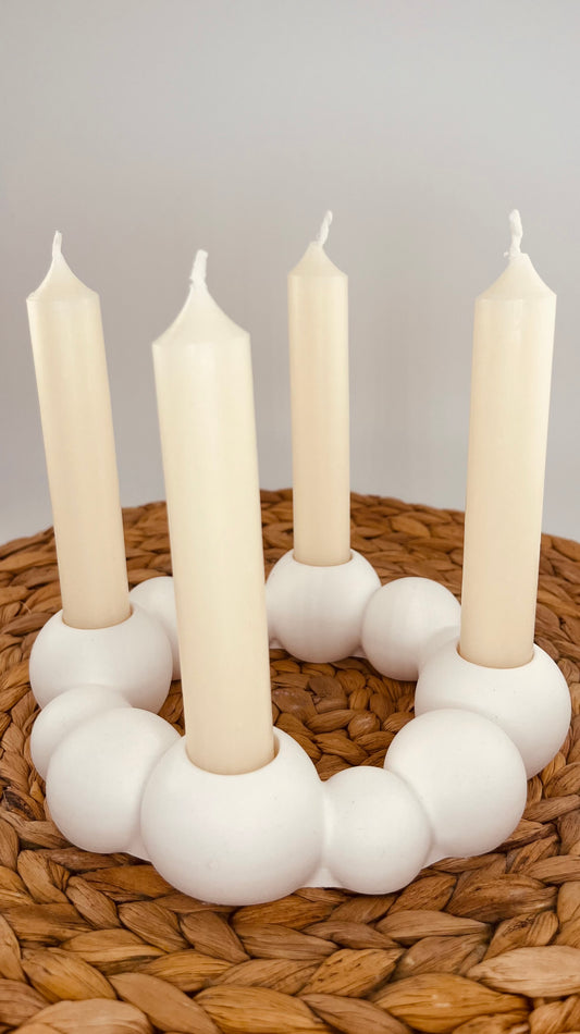 Boho Kerzenhalter „Soft Circle“ – Licht in seiner schönsten Form