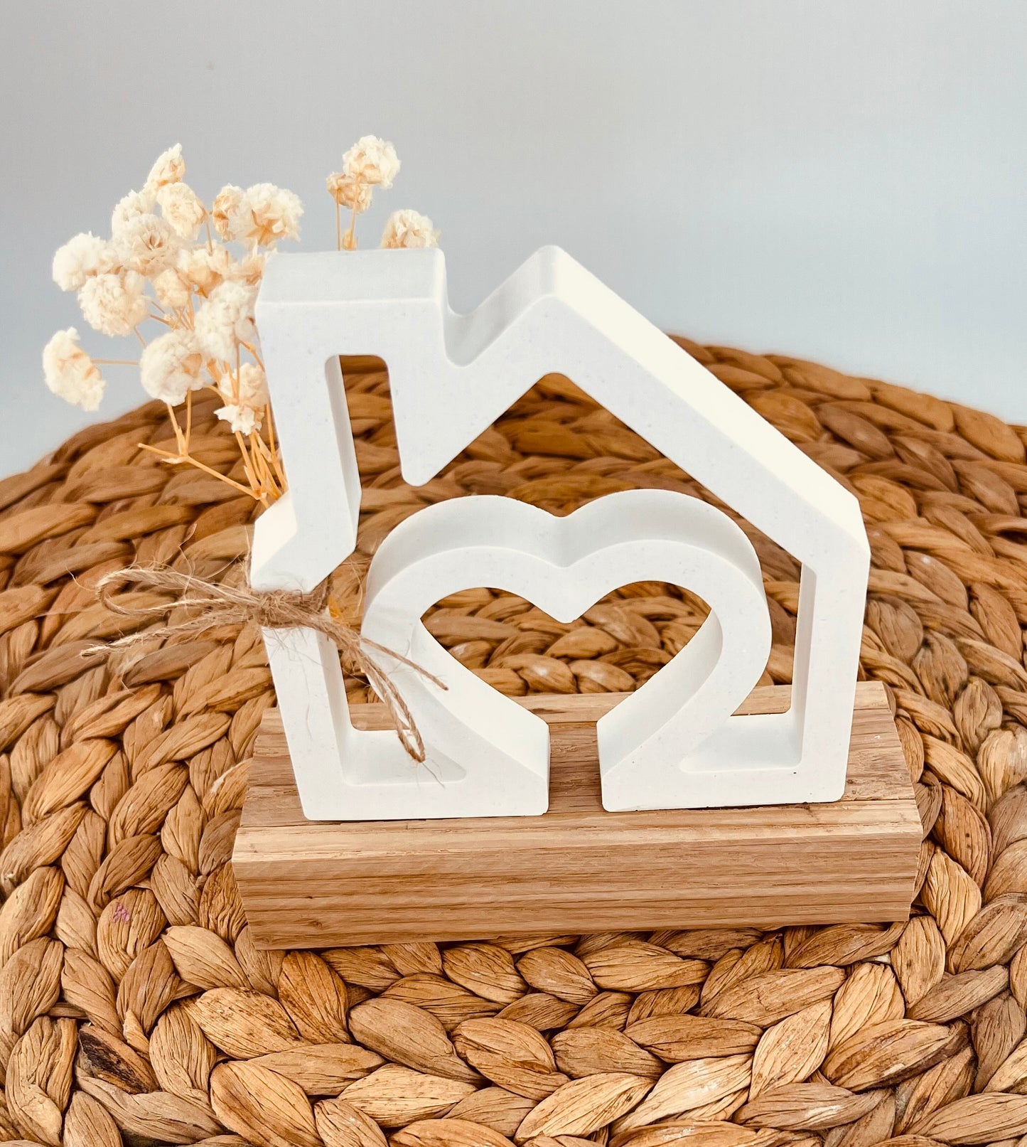 Boho Kerzenhalter „Calm Living“ – Ruhe für dein Zuhause