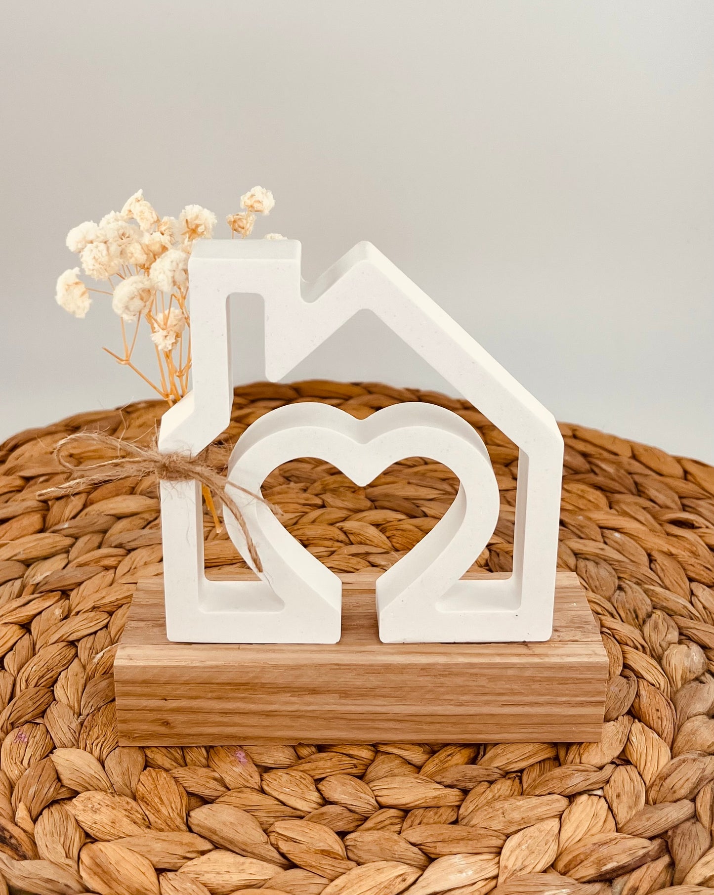 Boho Kerzenhalter „Calm Living“ – Ruhe für dein Zuhause